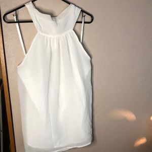 New York & Company tie neck shirt